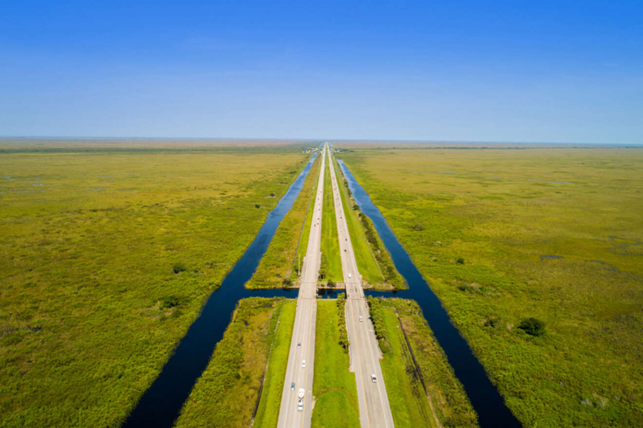 Alligator Alley aerial view