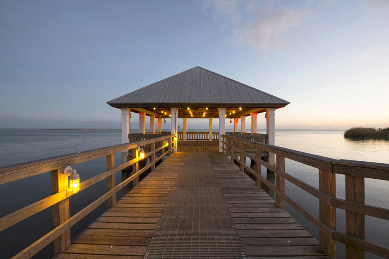 Apalachicola Pier at sunset