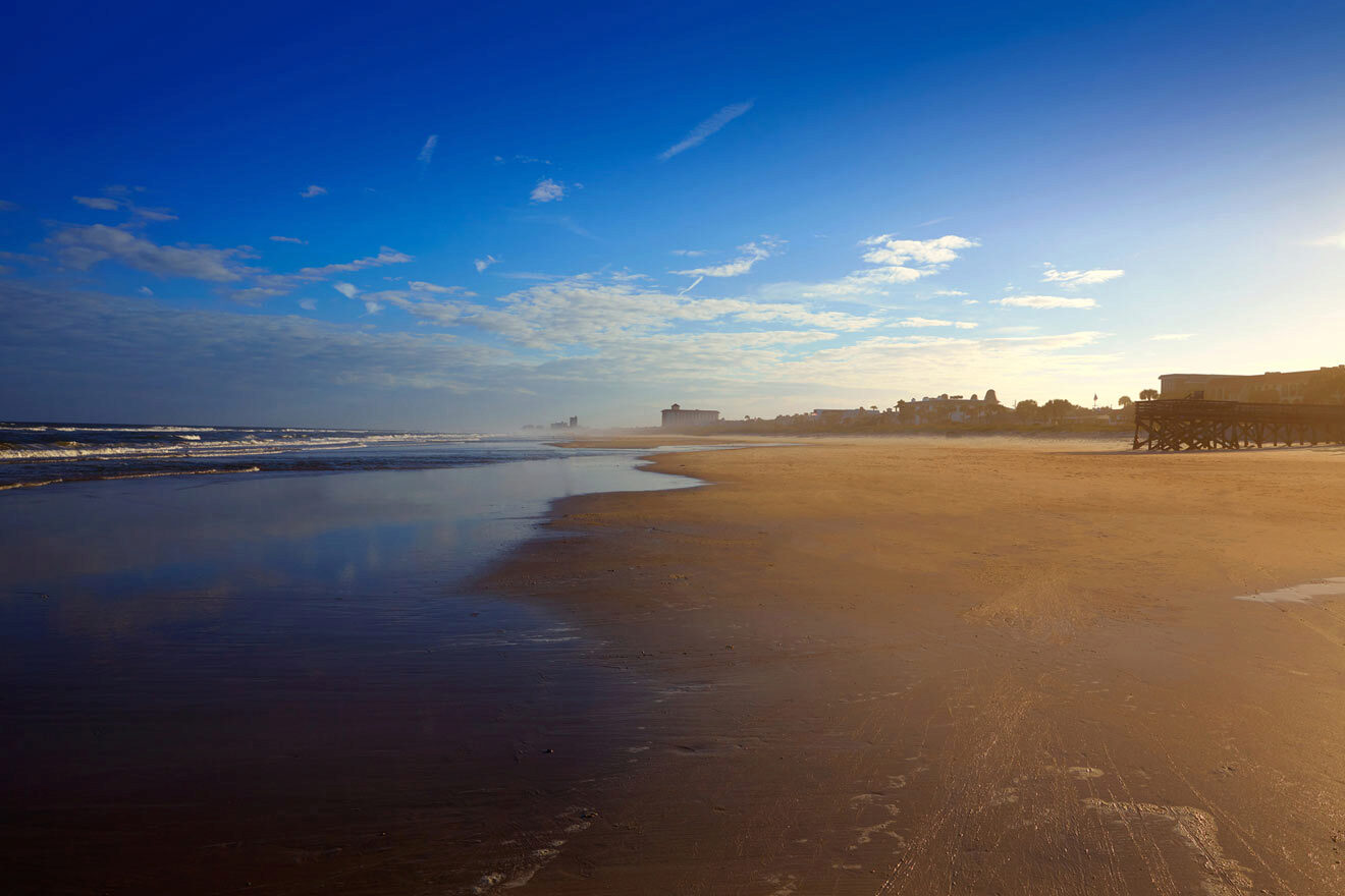 sunset at the beach