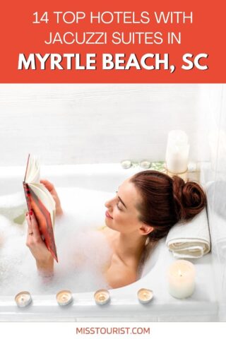 woman reading a book in a foamy bathtub 