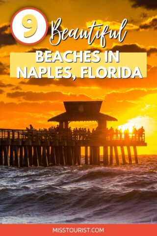 naples pier at sunset