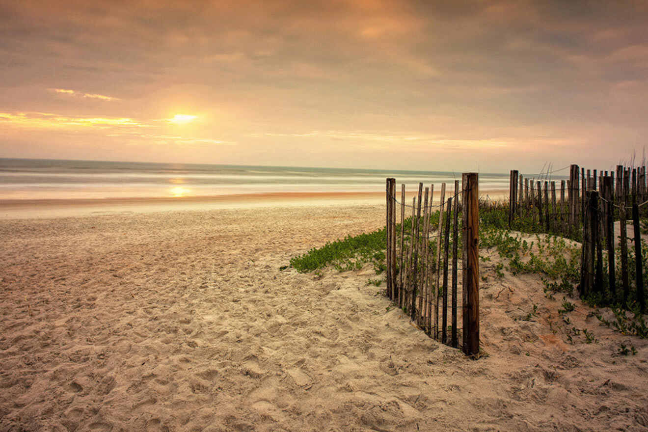 sunset at the beach