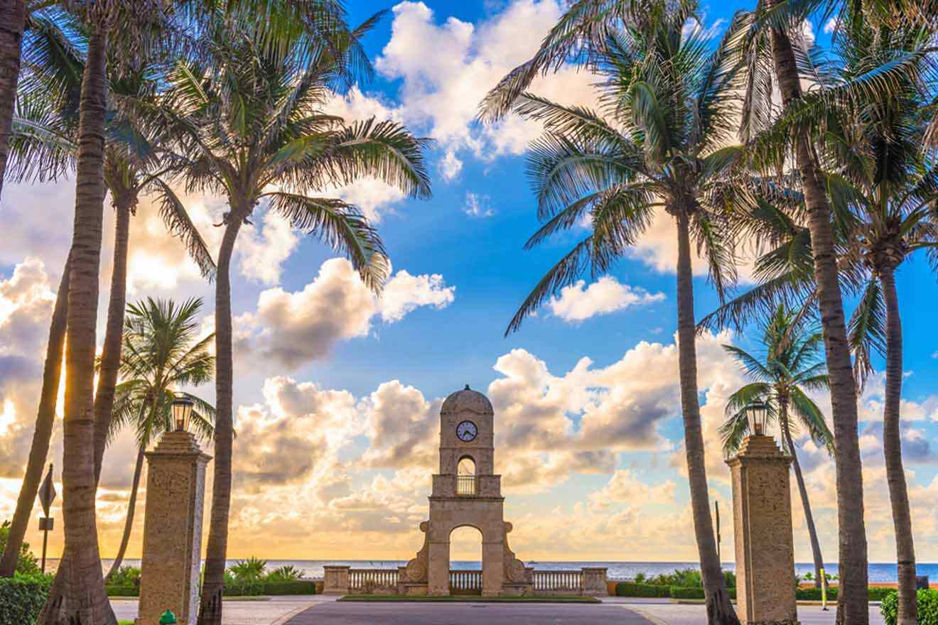 tower clock Palm Beach