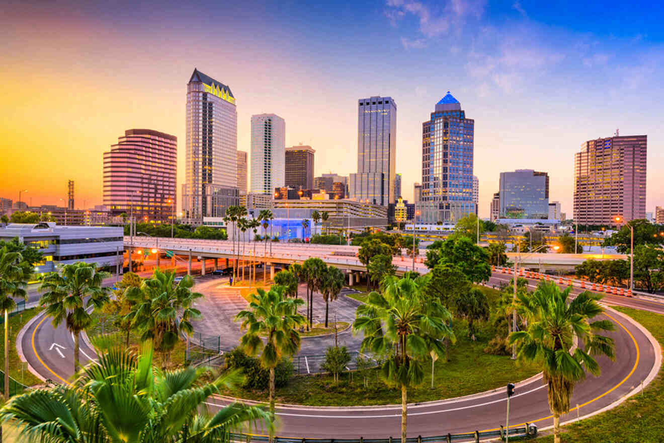  downtown skyline in Tampa FL