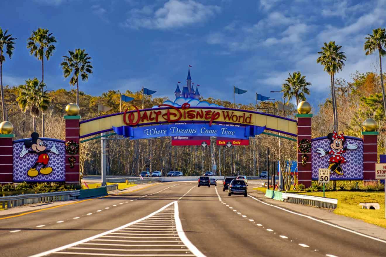 Walt Disney World arch entrance 