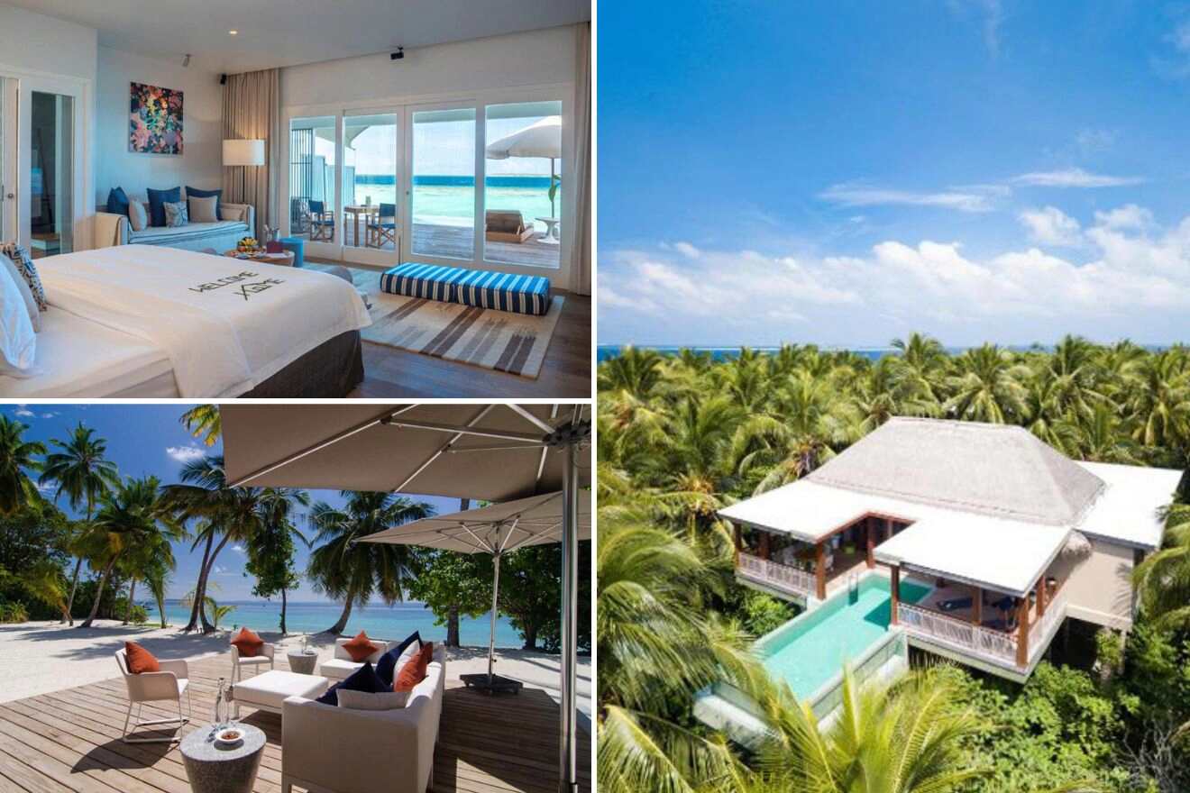 collage with resort view, bedroom and lounge