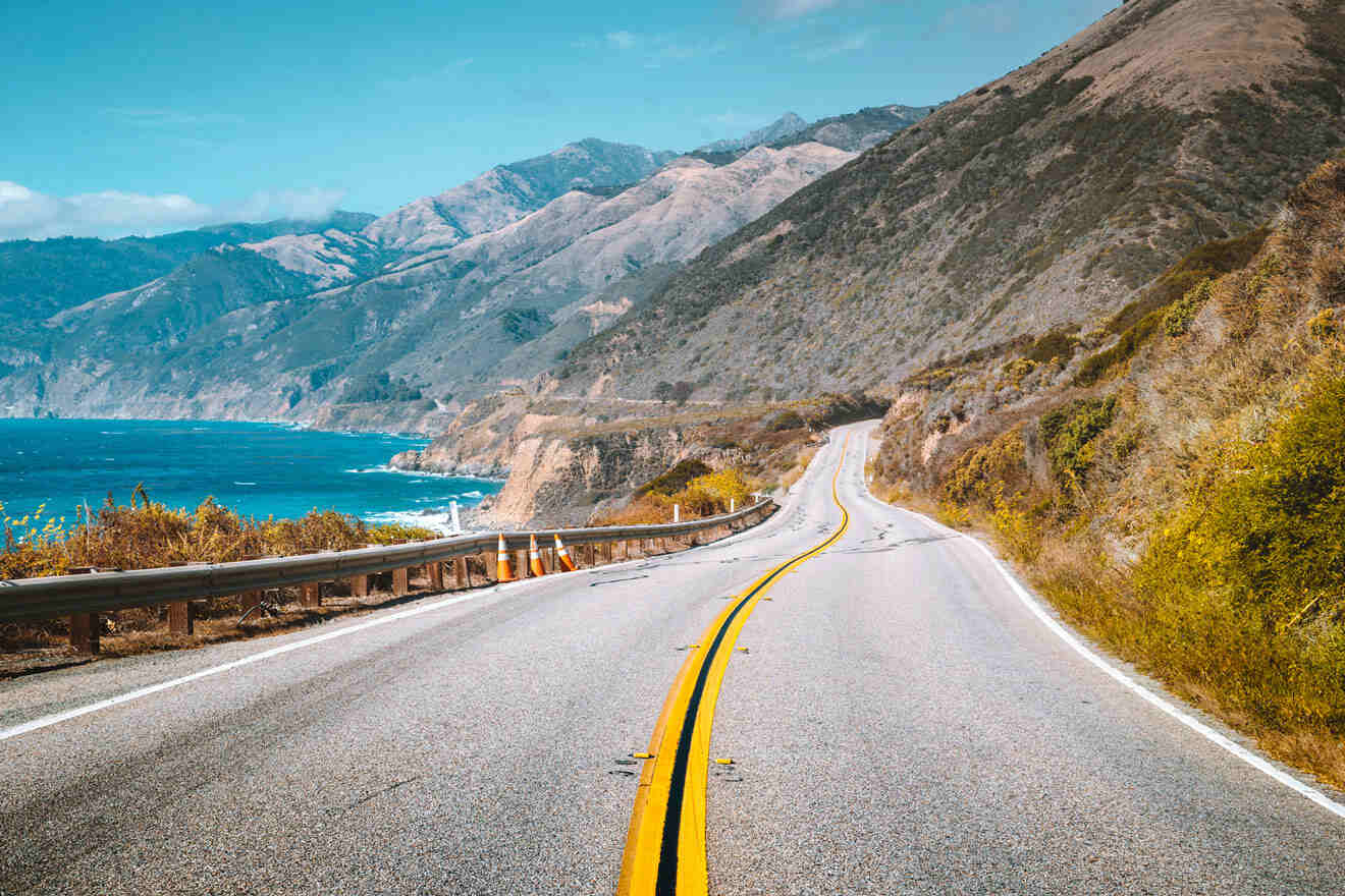 Famous Highway 1 at Big Sur, California Central Coast