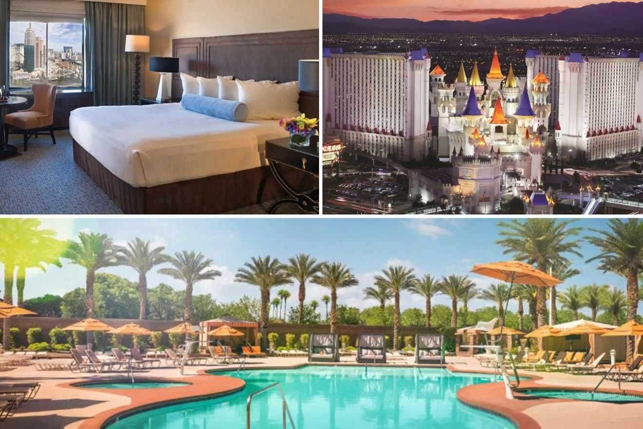 13 TOP Themed Hotels in Las Vegas (from Venetian to Luxor)