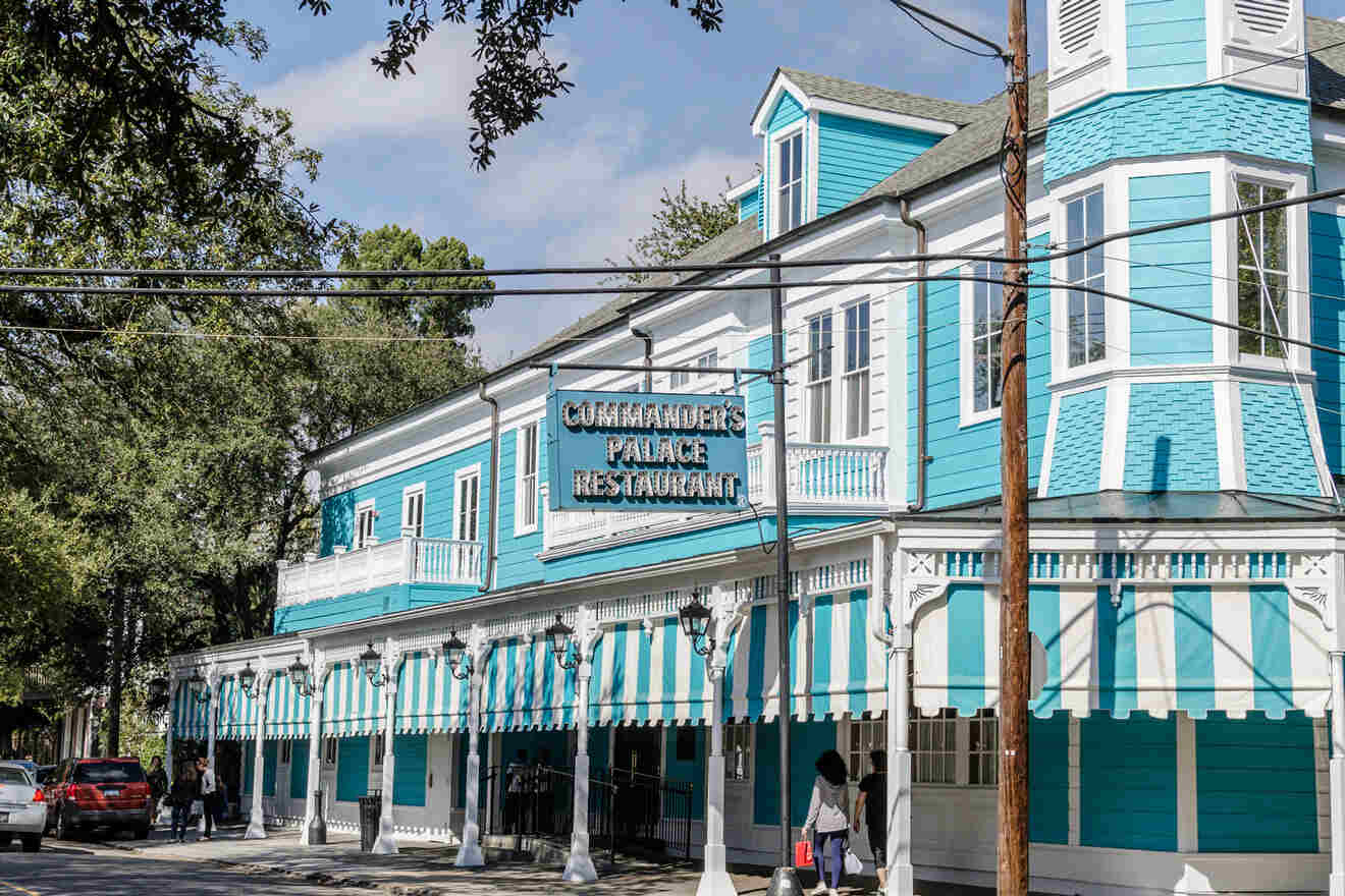 Historic Commander's Palace restaurant New Orleans