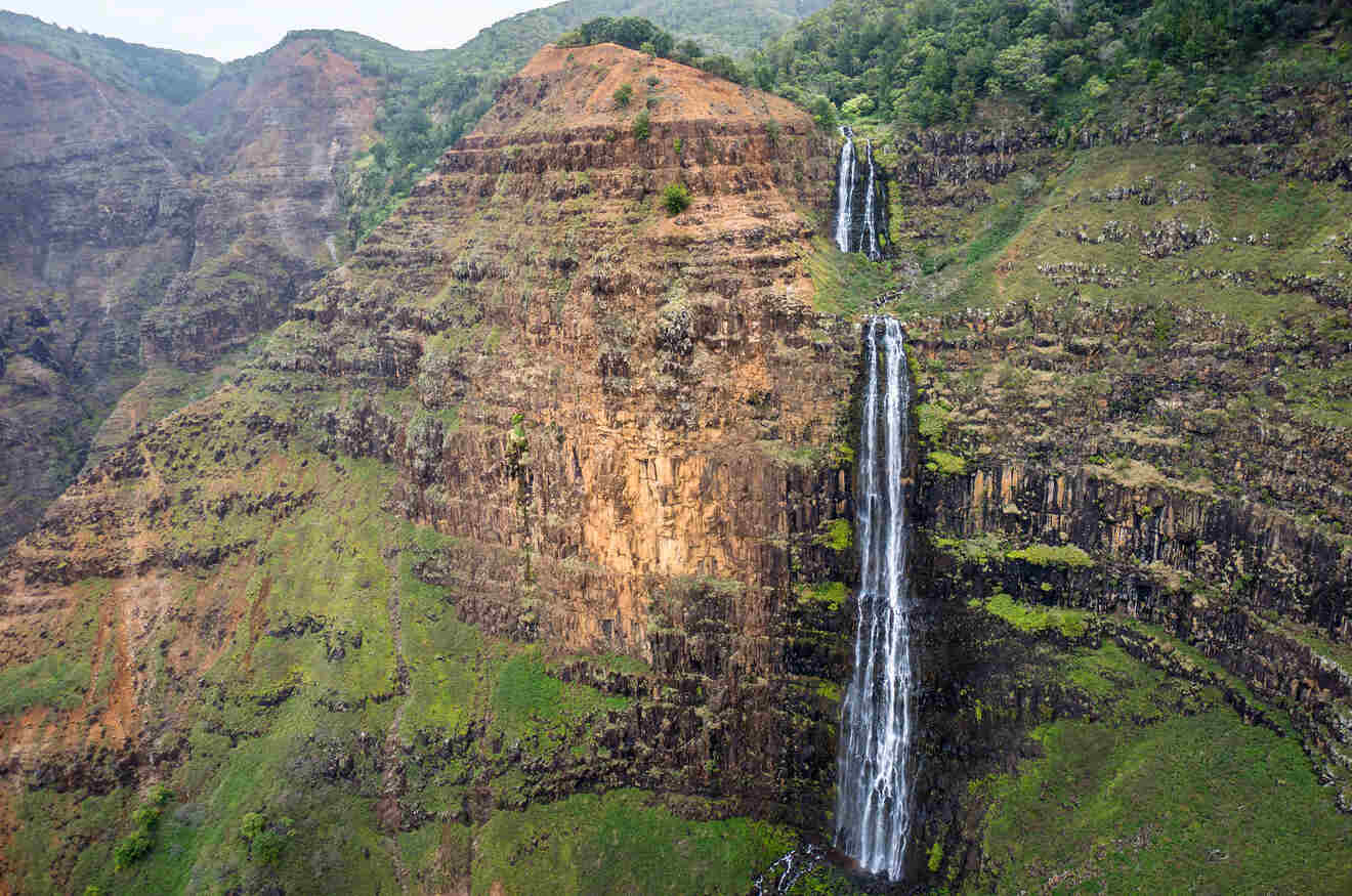 View of Waimea waterfall