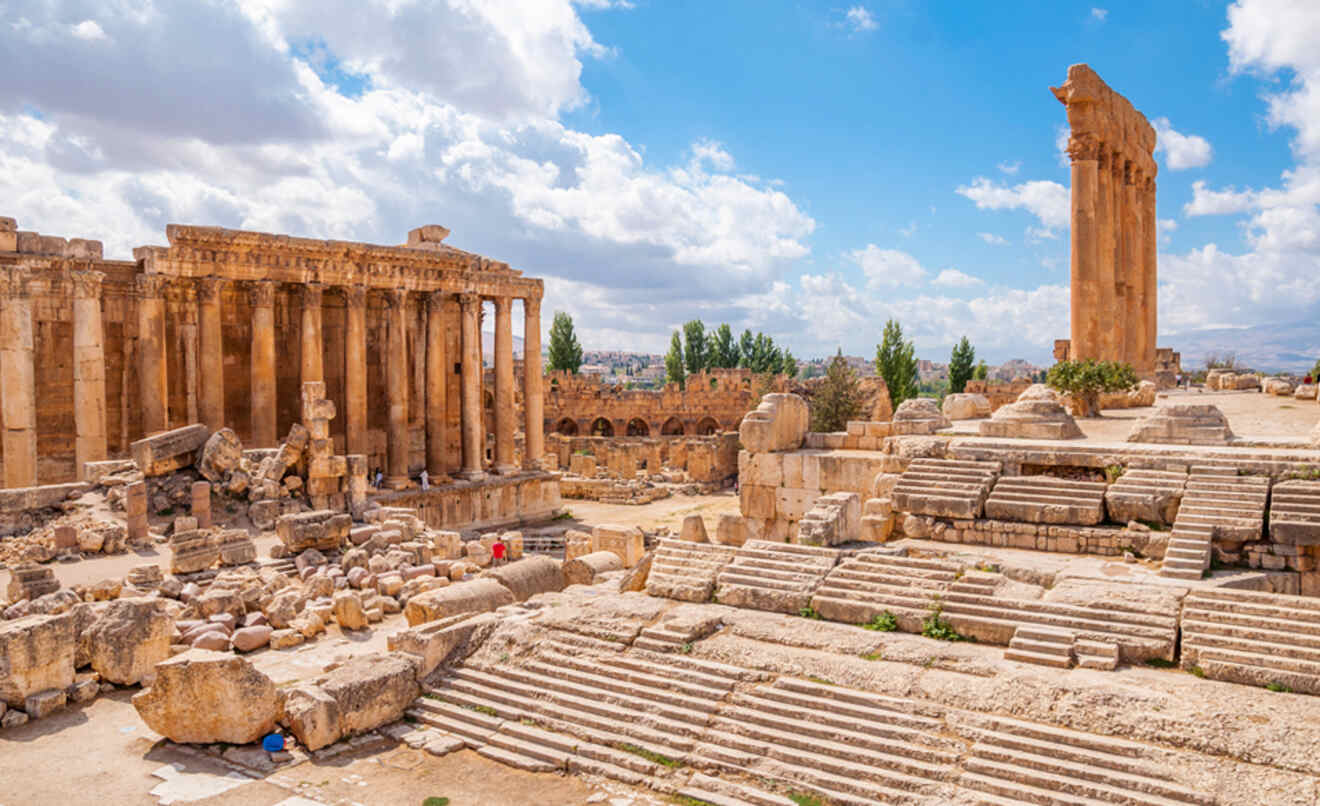 City ruins of Baalbek