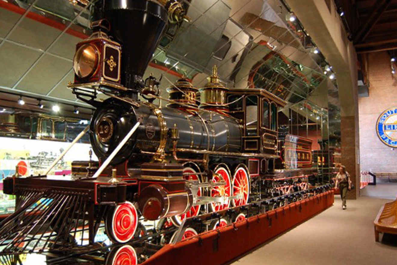 train in California State Railroad Museum