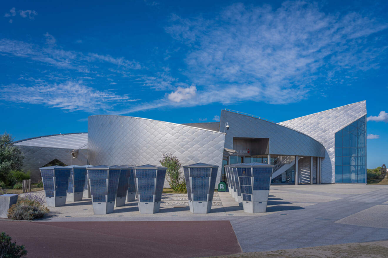 View of the Juno Beach Center for visitors