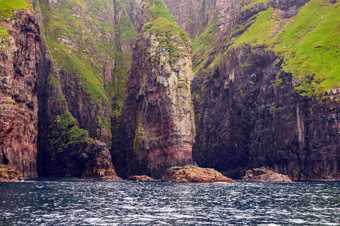 sea cliffs in Vestmanna