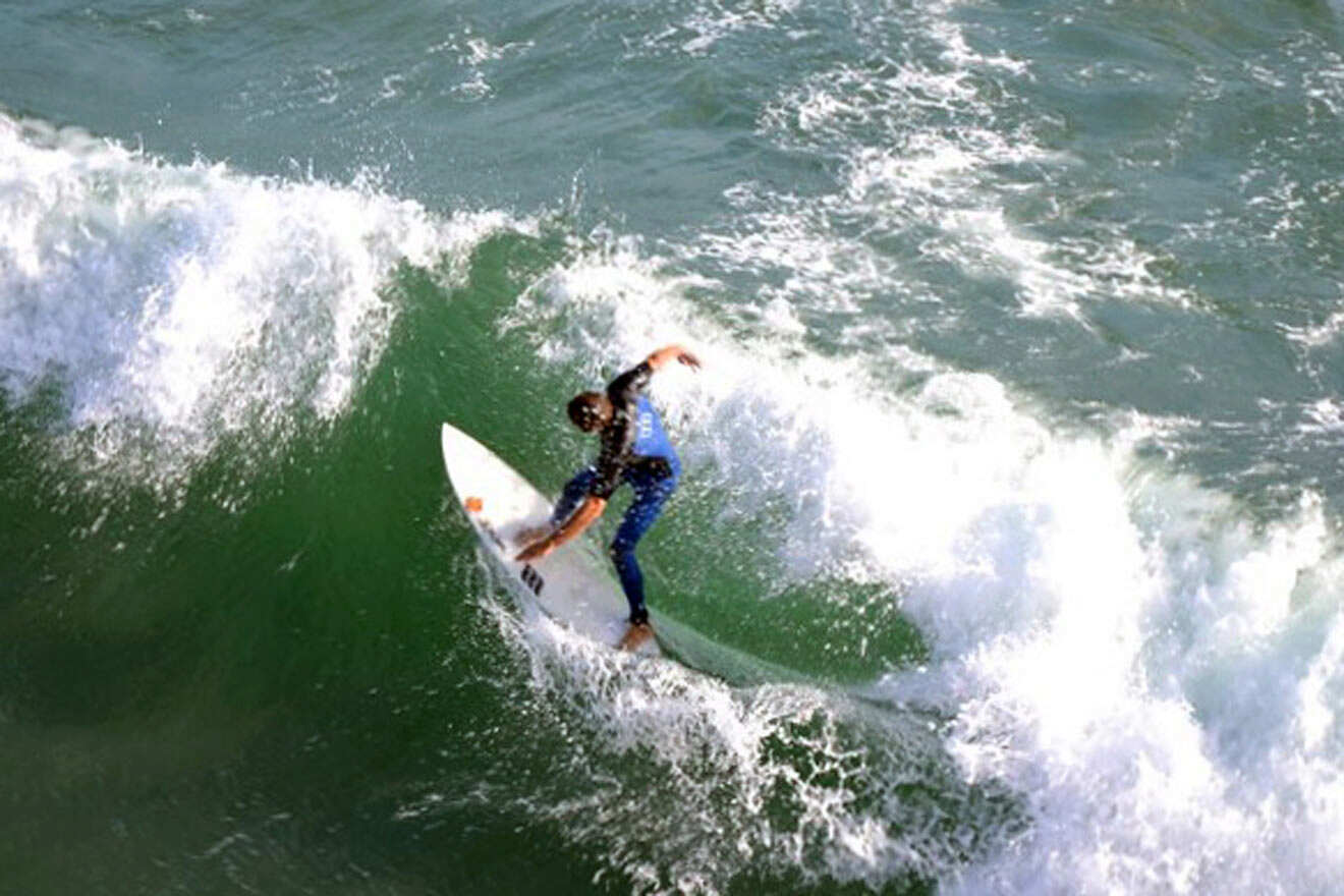 surfer in Southern California