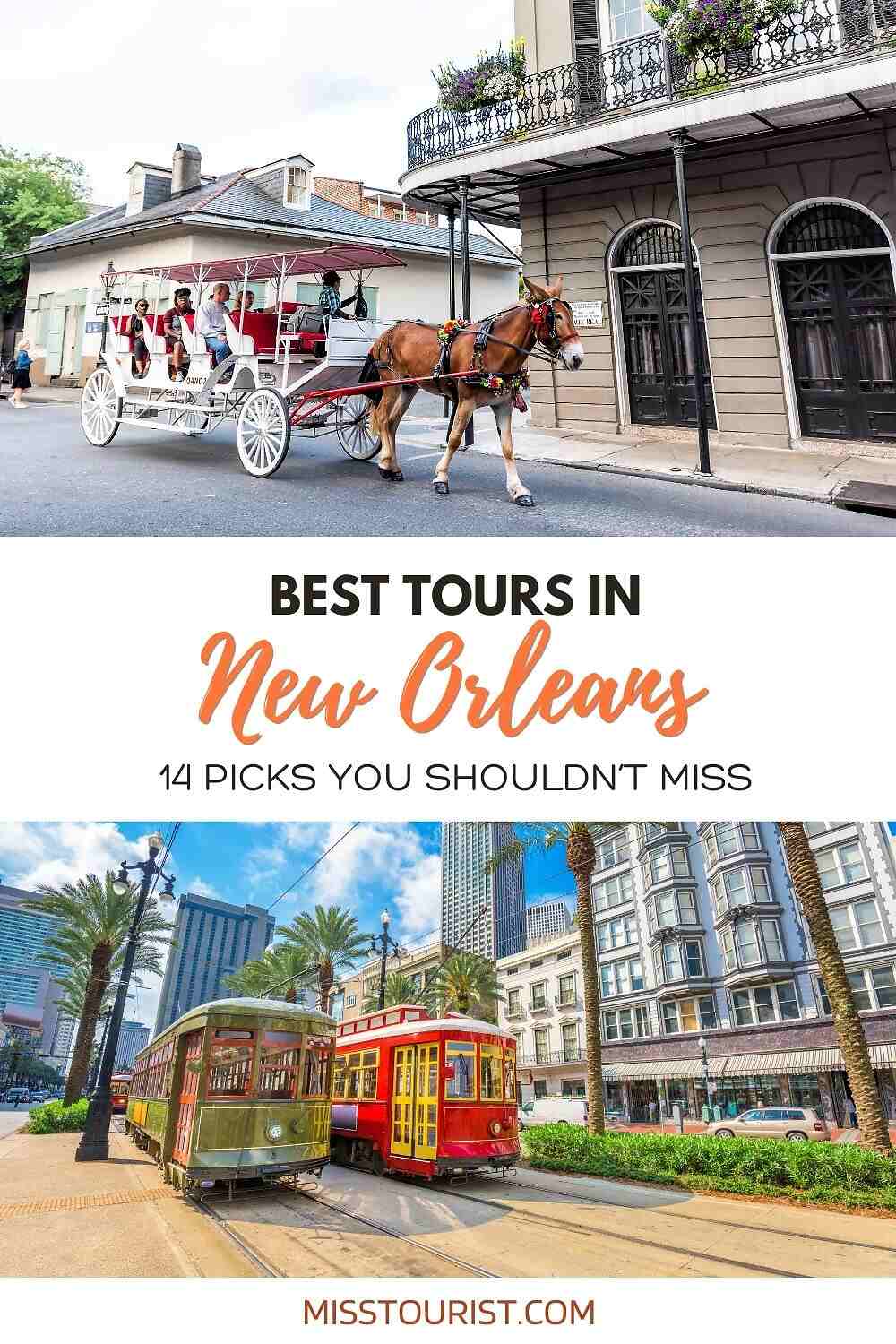 collage with various activities do to in New Orleans