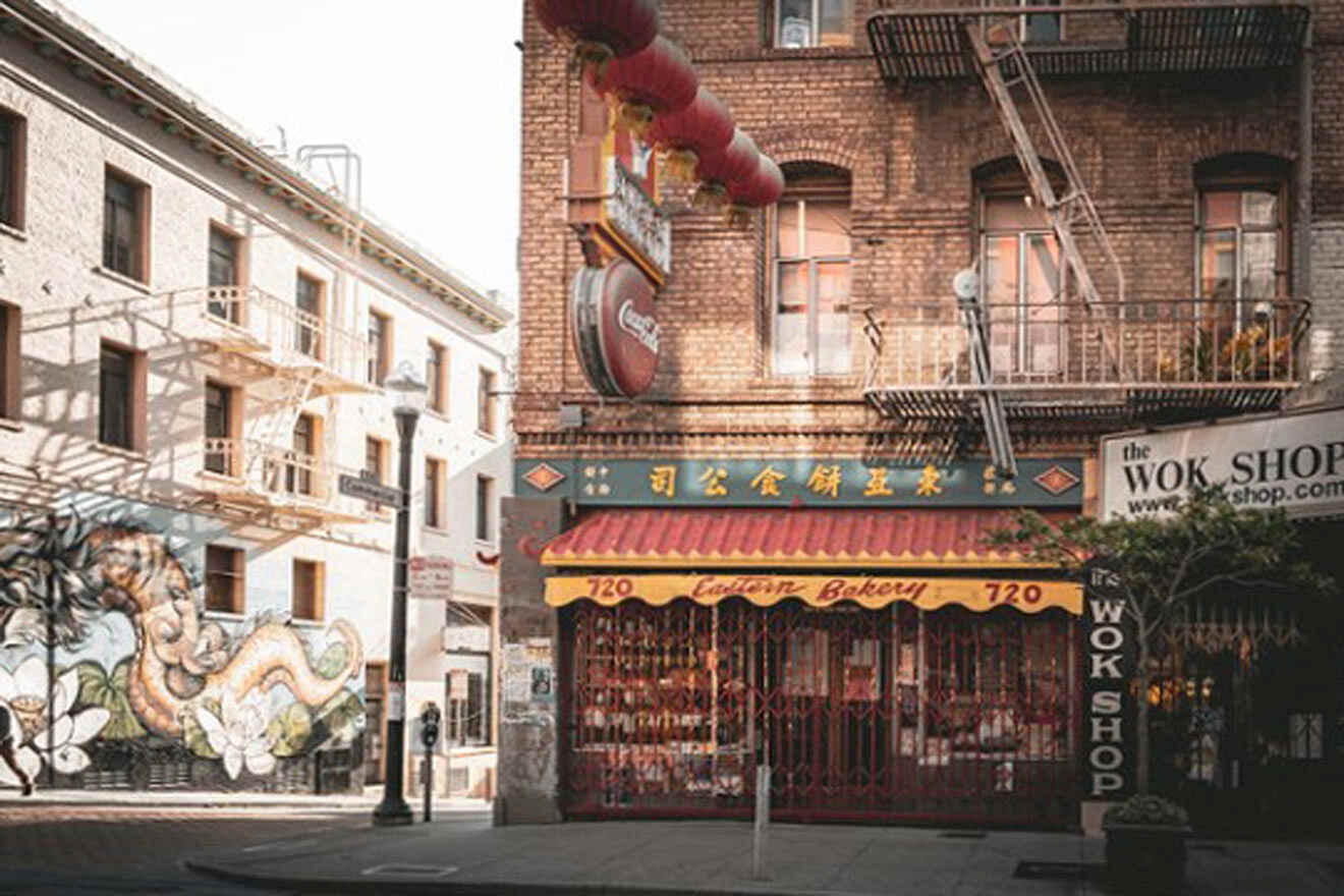 Street view in Chinatown San Francisco