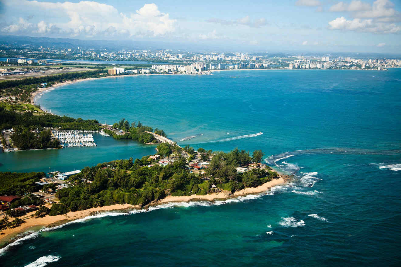 aerial view of San Juan Puerto Rico