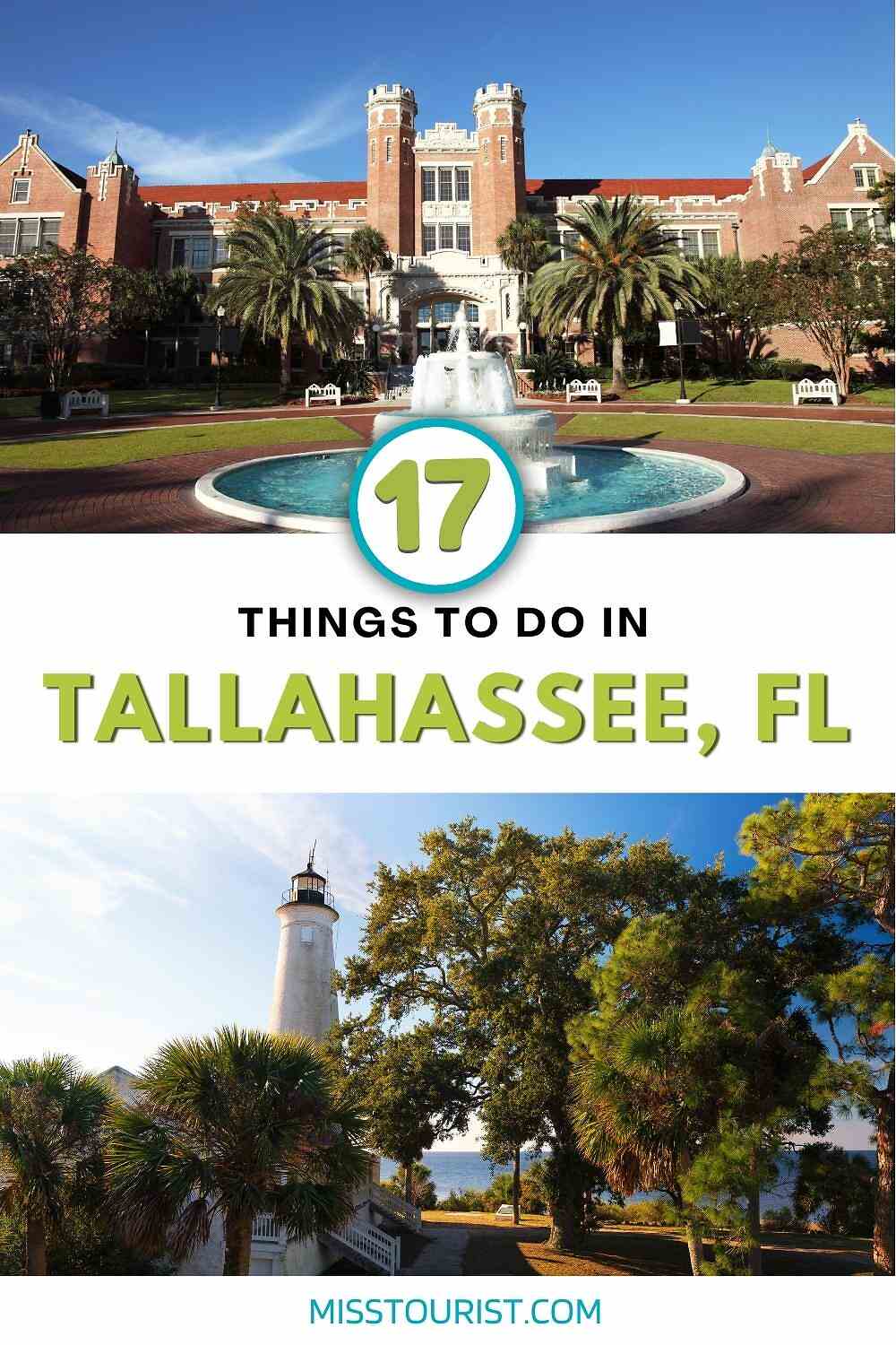 various places and landscapes in Tallahassee