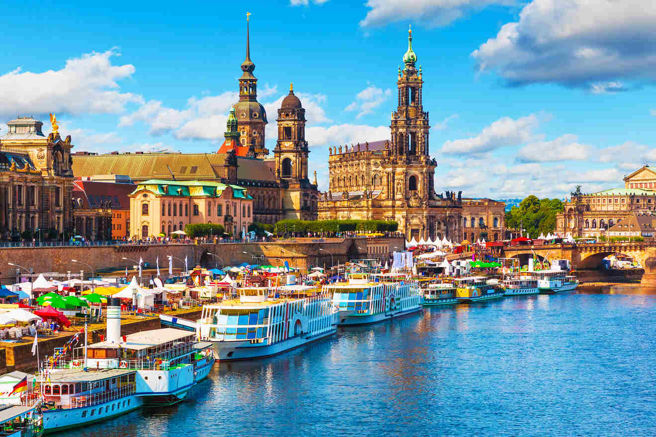 landscape of Dresden near the river