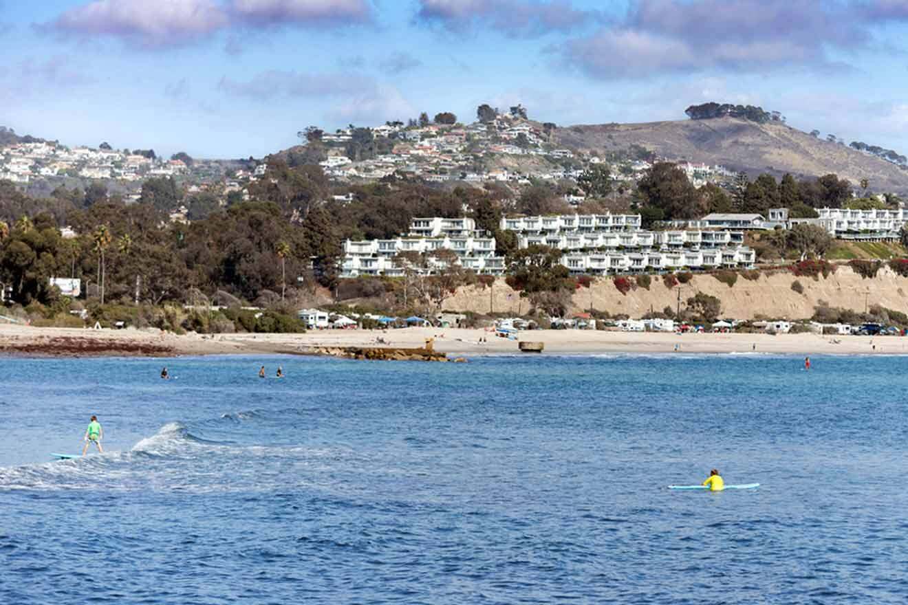 a person on a surfboard in the water