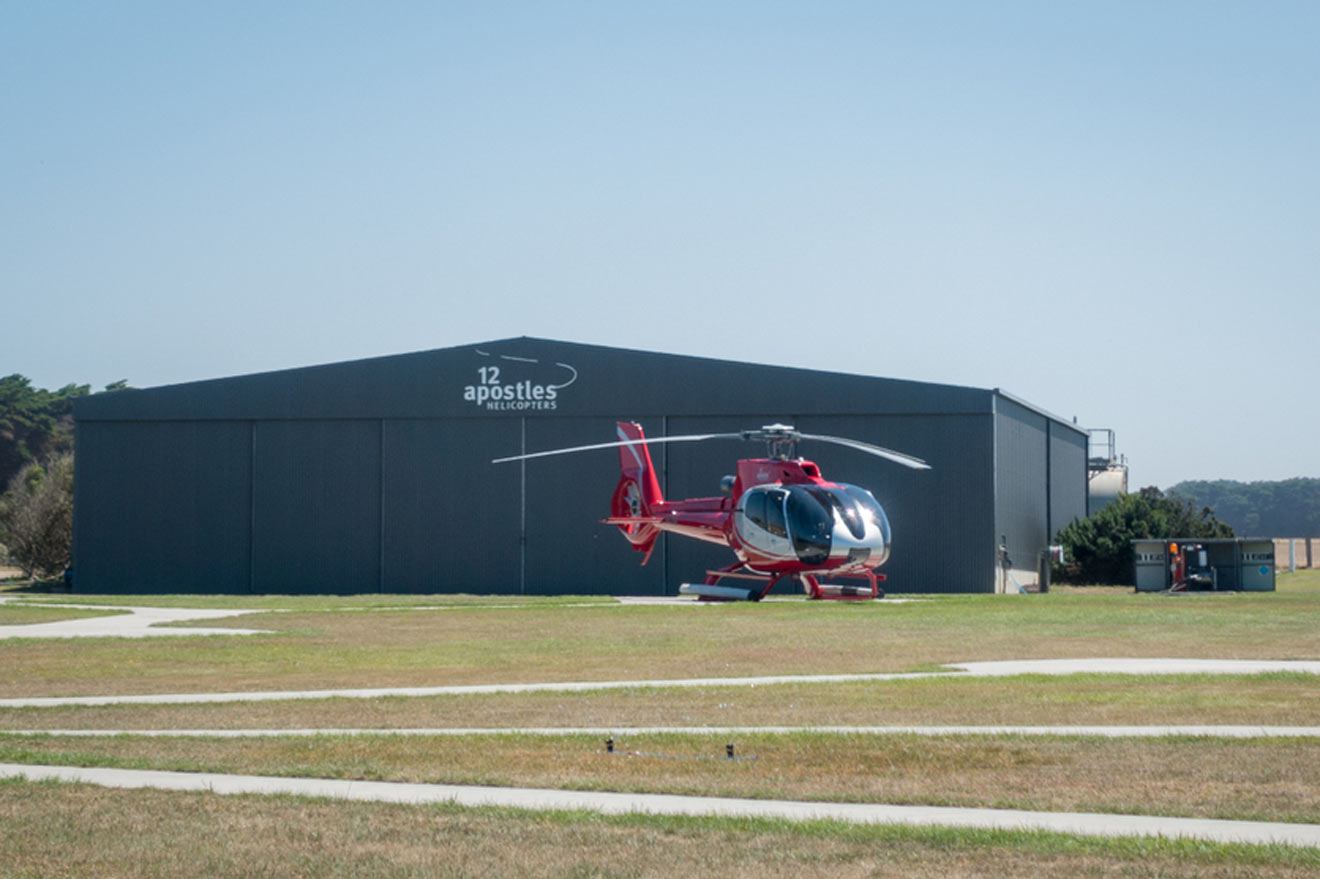 a helicopter on a runway