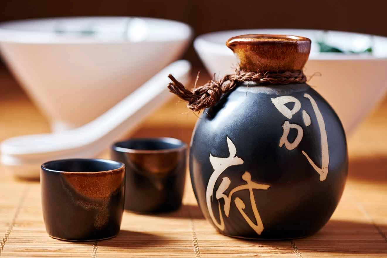 japanese traditional drink - sake
