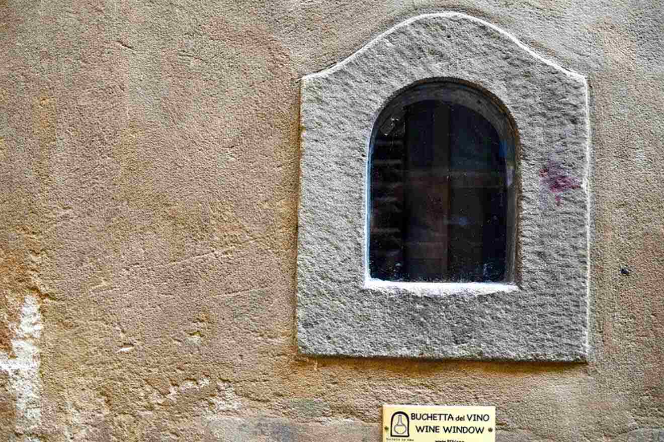 an old wine hole in a wall