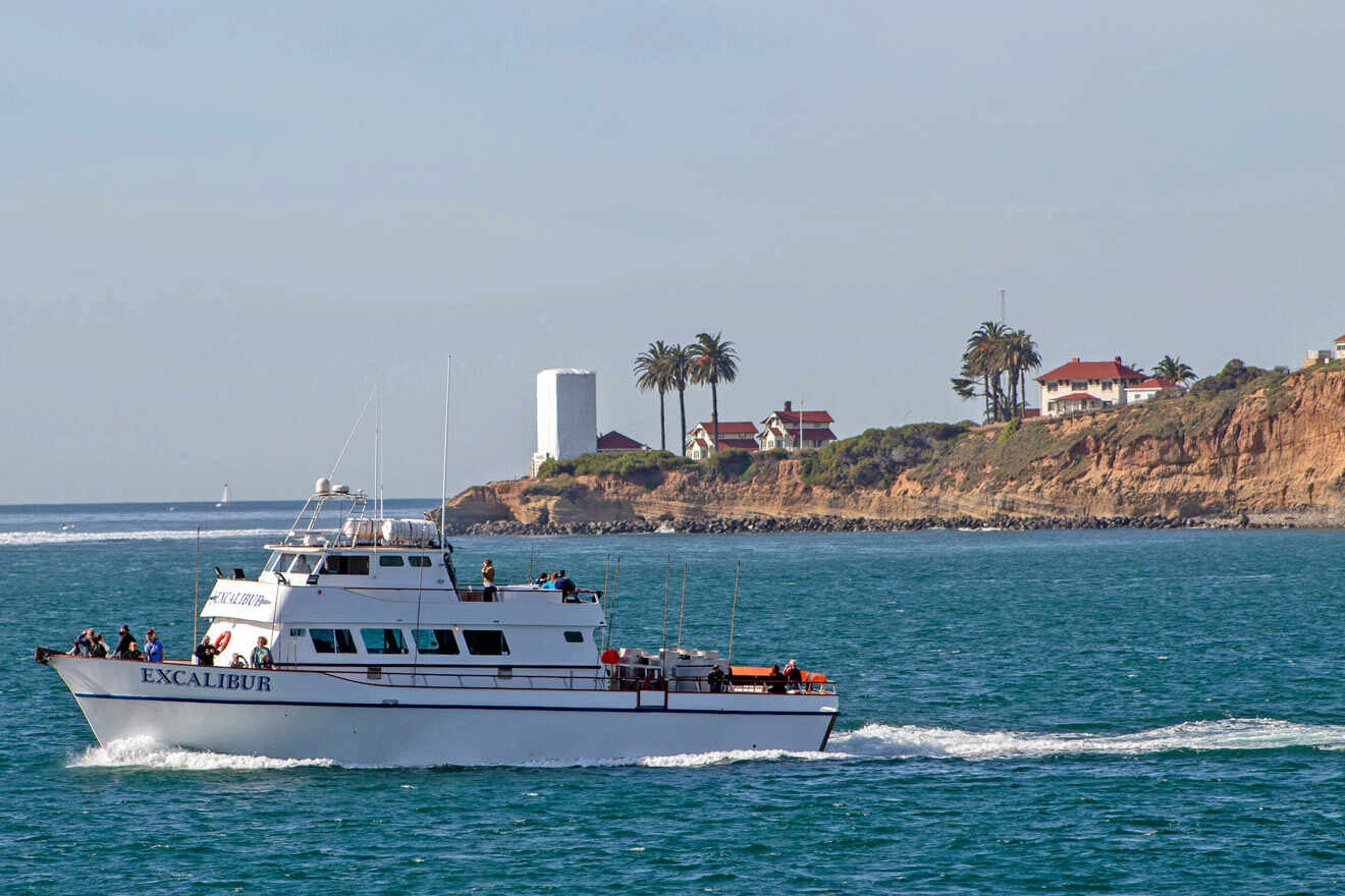 boat full of tourists in the water