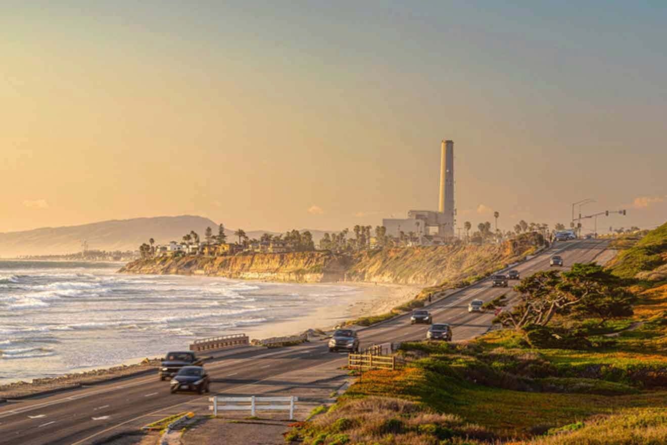 A road leading to the ocean