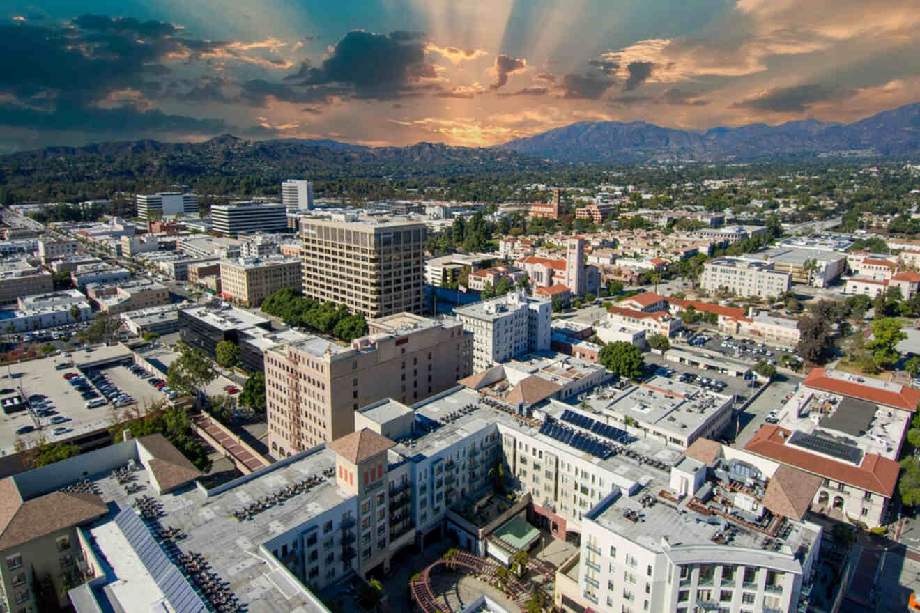 aerial view of a city