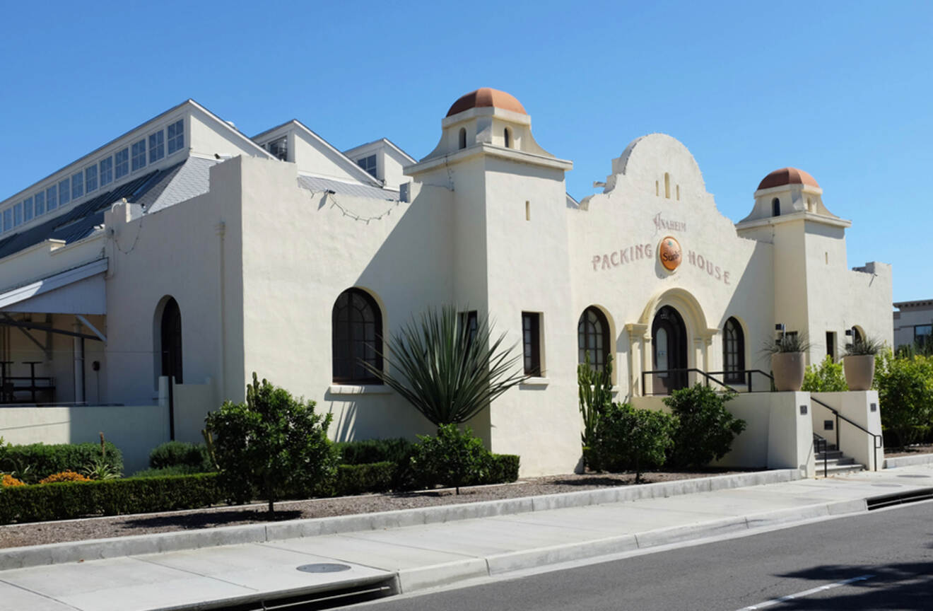 exterior of the Anaheim packing house