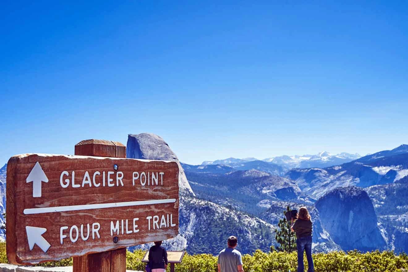 Glacier point, yosemite national park, california.