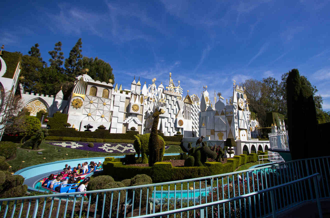 view of a ride in Disneyland