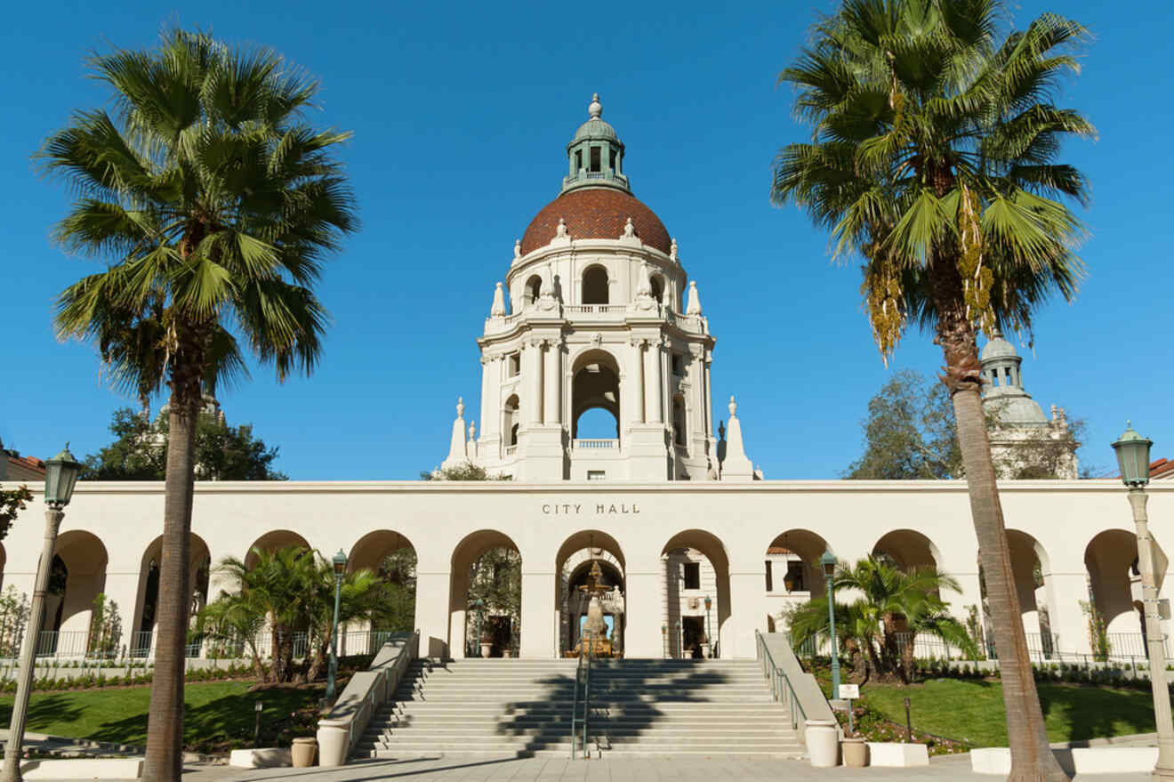 view of a city hall building