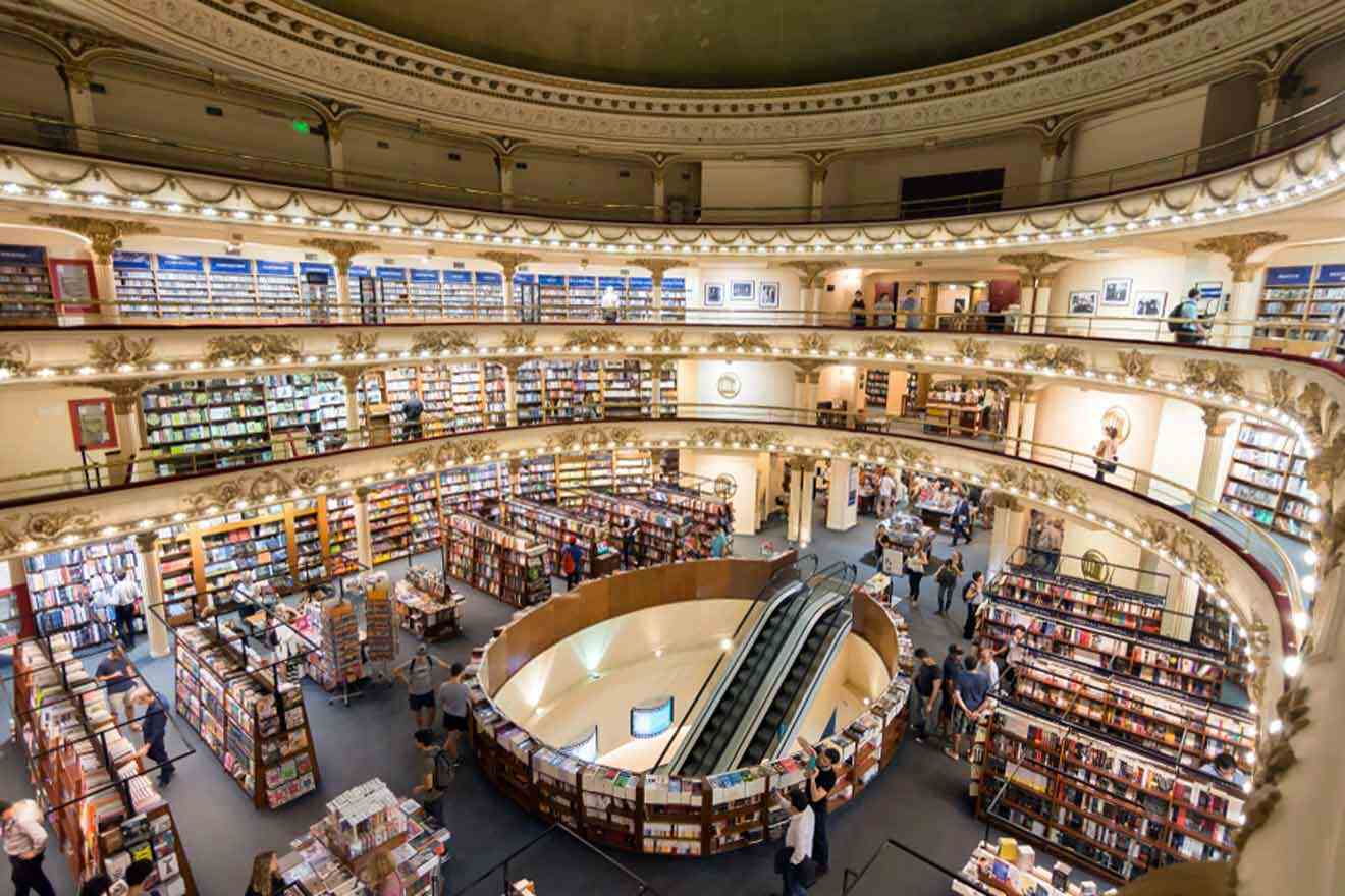 A view of the El Ateneo Grand Splendid book store in Buenos Aires.