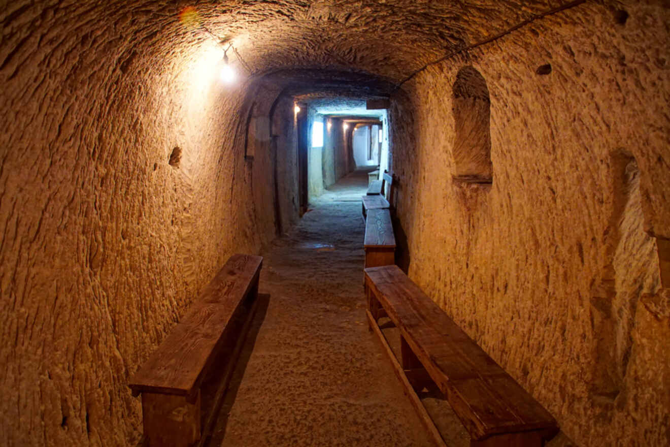 underground tunnels