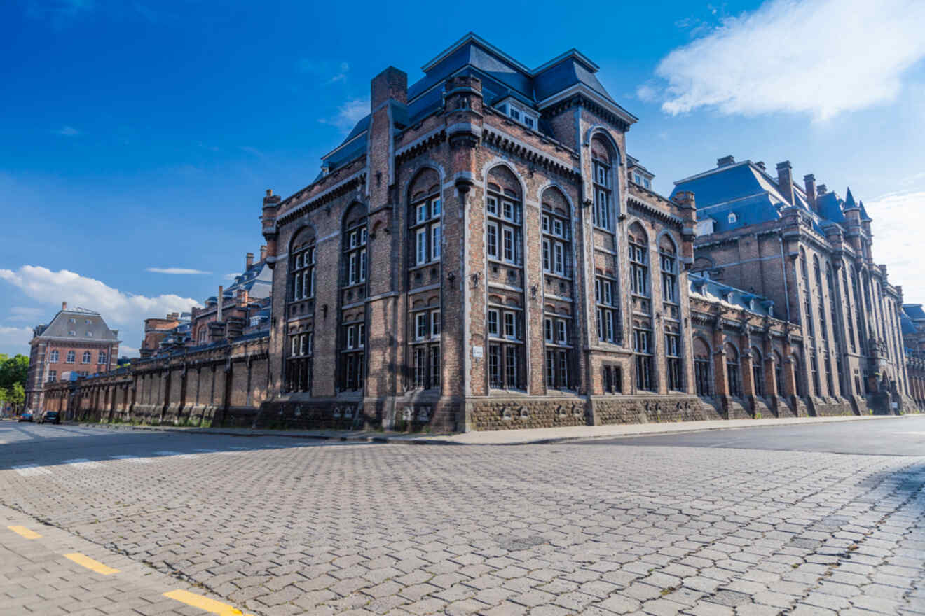 view of the exterior of a museum in an old building