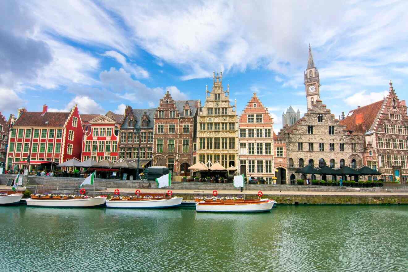 old buildings by a canal with boats