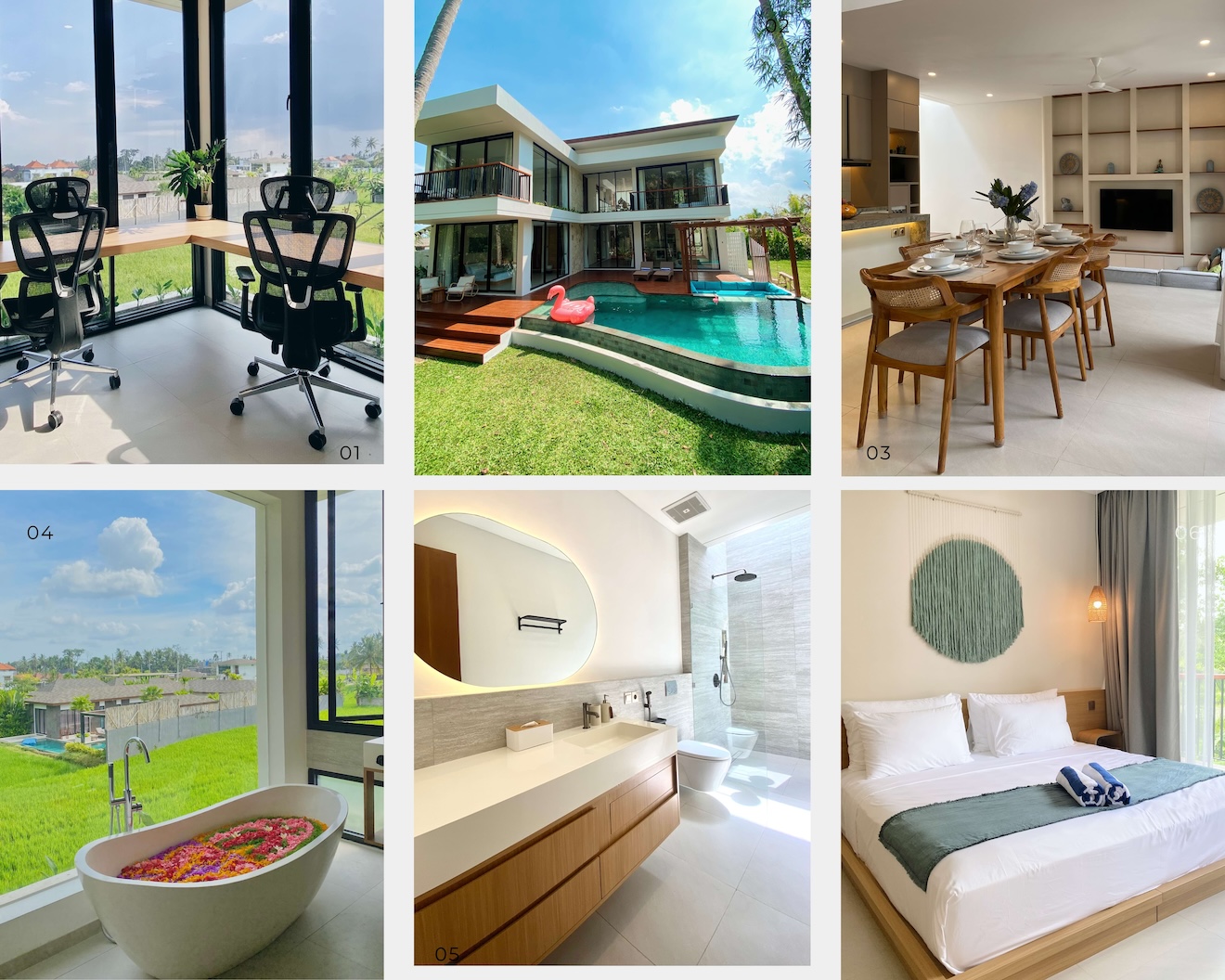 Villa 3 collage