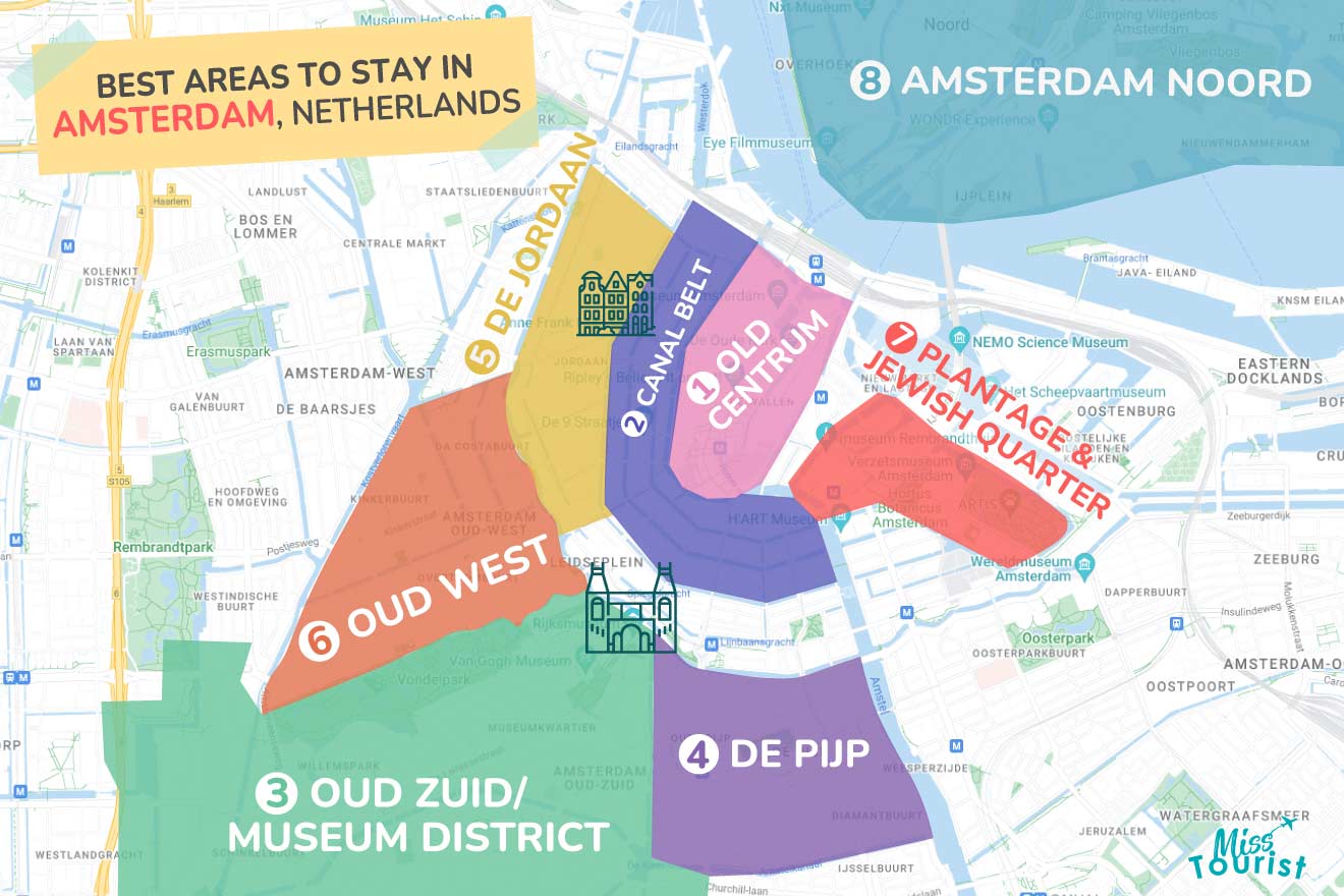 map of amsterdam best neighborhoods to stay in
