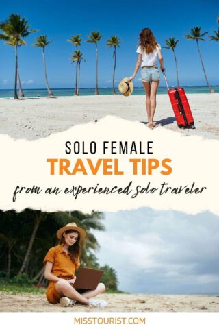 solo female travel tips pin