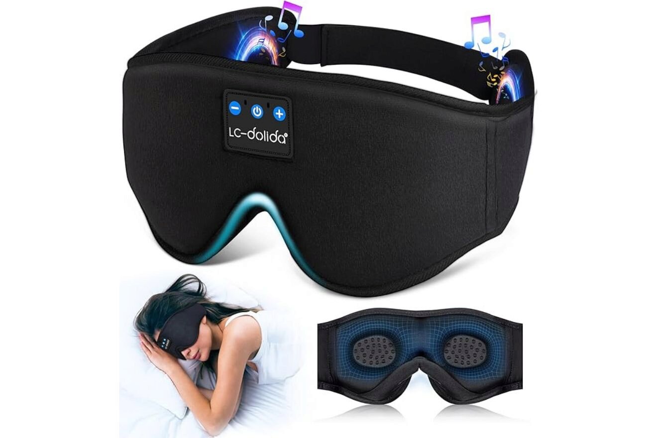 Sleeping Mask with Headphones