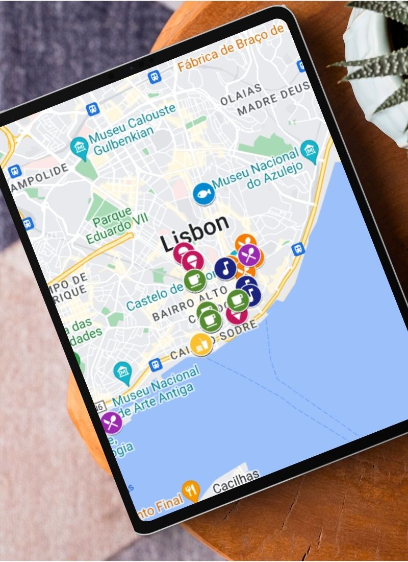 Lisbon Food Map Preview