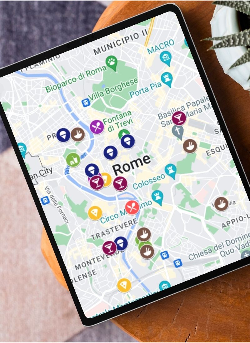 Rome Food Map Preview