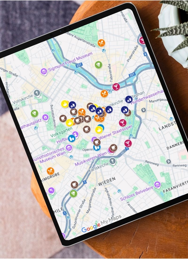 Vienna Restaurant Map Preview